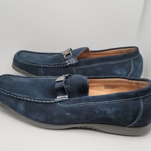Stacy Adams Blue Suede Loafers
